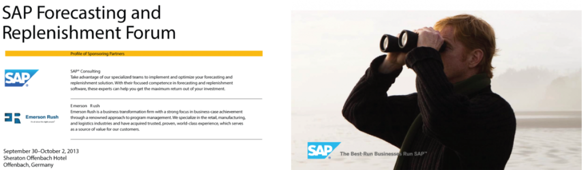 Forecasting and Replenishment forum, Frankfurt